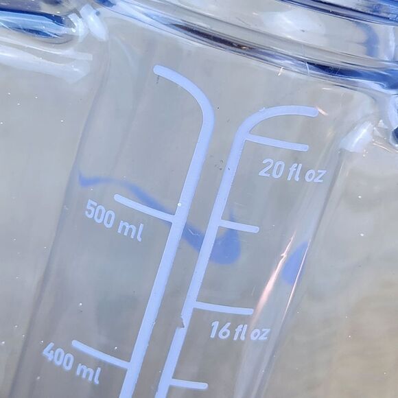 ☕️RARE Nike Clear & Blue Hydra-Ware 20oz Water Bottle - Picture 11 of 12